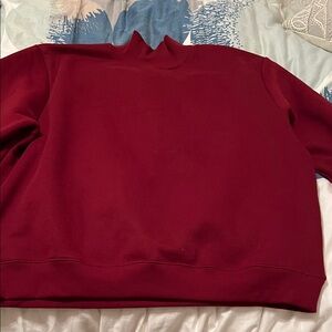 PARKE red turtleneck